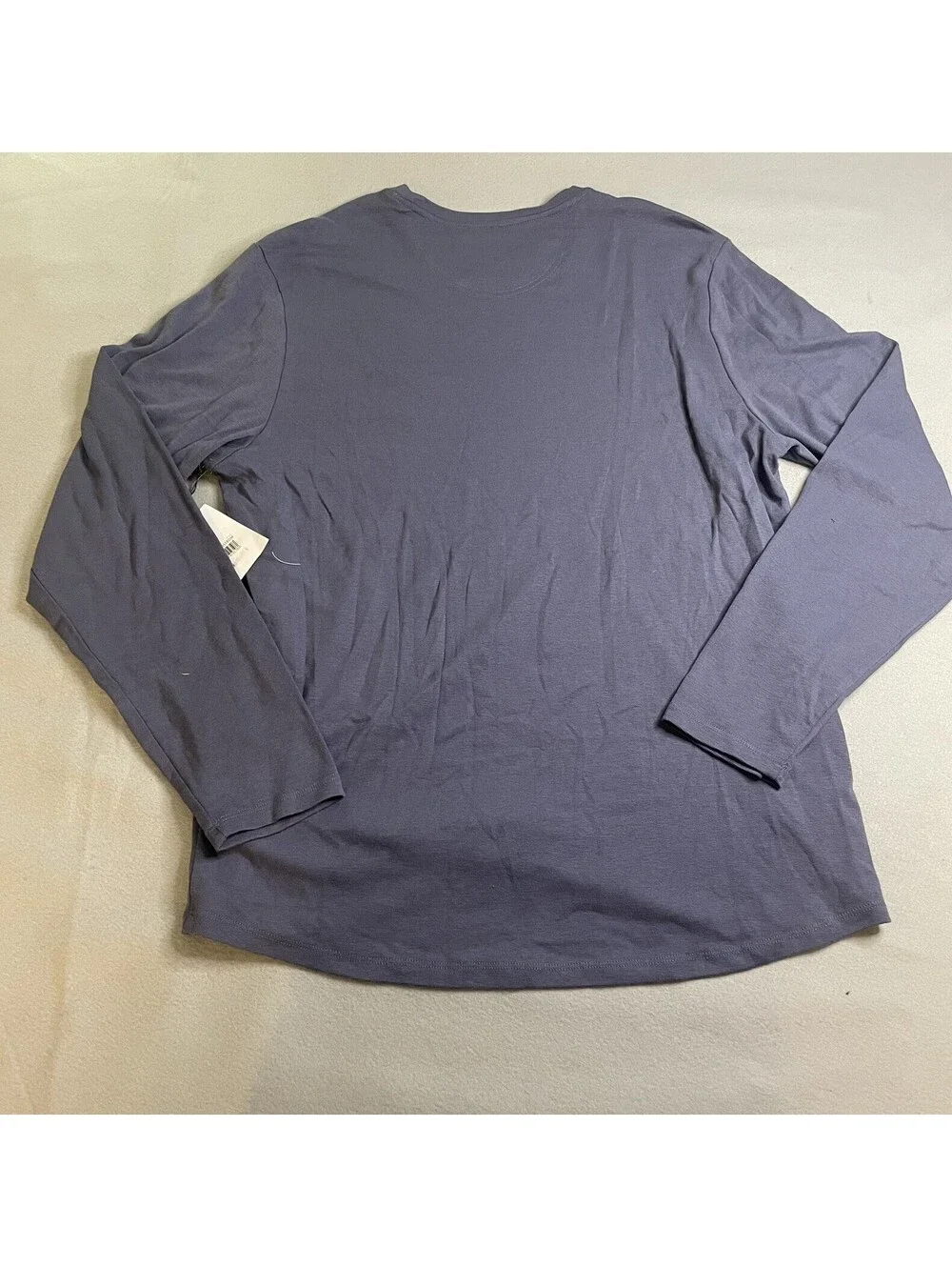 FUNDAMENTAL COAST Mens  Blue Long Sleeve V-neck - Size XL